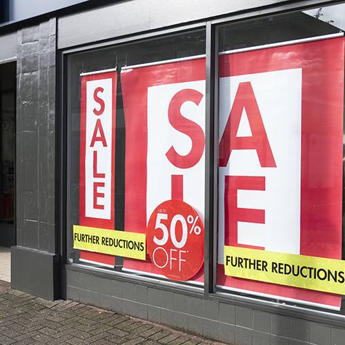 large window sign
